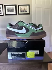 Size 12 - Nike SB Paul Rodriguez 2 Zoom Air Brown Broccoli & Beef Green Bean