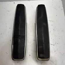 1981 83 Dodge Ram Ramcharger Front Chrome Bumper Guards Bumperettes Overriders