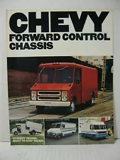 1977 Chevy Forward Control Chassis P10 P20 P30 Truck Dealer Sales Brochure Folde