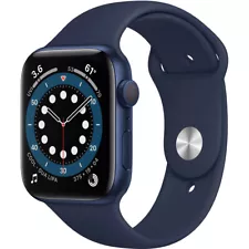 Apple Watch Series 6 (44mm GPS) Blue AL Body Blue Band - New