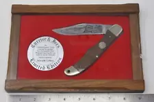 Schrade USA Currier & Ives Limited Edition Folding Hunter Pocket Knife for Sears