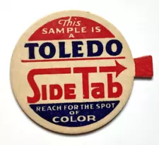 MILK BOTTLE CAP TOLEDO SIDE TAB REACH FOR THE SPOT OF COLOR TOLEDO, OHIO OH