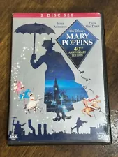 Mary Poppins (DVD, 1964, 2-Disc 40th Anniversary, Disney) SL04