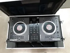 Numark NS7II FX 2 Turntables with Rolling Traveling Case ~ Nice