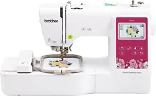 Brother PE545 Embroidery Machine, 4" x 4" Hoop, 135 Built-in Designs Pre-Owned