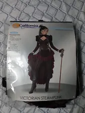 Women's Victorian Steampunk Dress Costume SIZE Large New