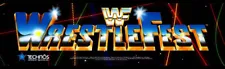 WWF Wrestlefest Arcade Marquee/Sign (26" x 8")