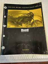 Used Buell Parts Catalog for 2000 & 2001 M2 M2L Cyclone Models 99572-01Y