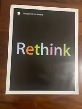 APPLE COMPUTERS VINTAGE " RETHINK THE POSSIBILITIES " POIT OF SALE STORE POSTER