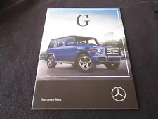 2017 Mercedes Benz G-class Brochure G550 4x4 Squared G65 G63 AMG Sales Catalog