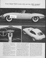 JAGUAR XK-E FOR 1963 COMES ONLY ONE WAY-FULLY EQUIPPED FOR $5325 AD