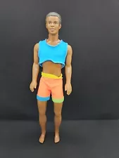 Vintage Mattel Barbie African American Black Male Ken Doll 1987