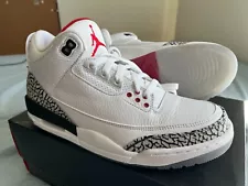 Size 10 - Air Jordan 3 White Cement "Free Throw Line" (2018)