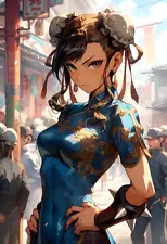 "Chun-Li 2" 13" x 19" Fine Art Print Limited to Only 20 Hand-Numbered Copies