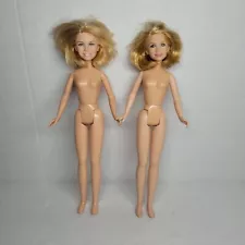 Mary Kate And Ashley Olsen Dolls Nude Lot Of 2 Dolls Mattel 2001 - Lot A