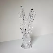 Waterford Lead Crystal Angel of Light Figurine 8.5" Celestial Heavenly No Box