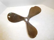 Vintage Bronze 10 inch Boat Propeller