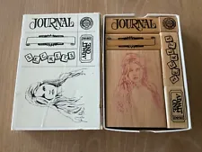 DREAM IMPRESSIONS MY JOURNAL RUBBER STAMP SET 6 Unused stamps in box