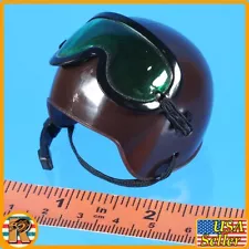 Misc Gear [Helmet] - Brown Flight Helmet - 1/6 Scale - for Action Figures {23}