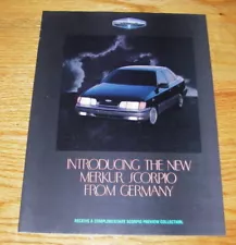 1987 8-page Merkur Scorpio Car Advertisement!