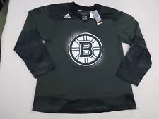 Adidas NHL Jersey Men's Size 52 Boston Bruins Camo Green Hockey AeroReady