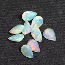 10 Pieces Ethiopian Opal 6x4mm Pear Cut loose Gemstone for sale Wholesale lots