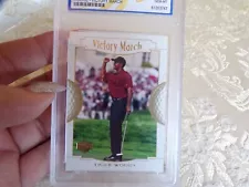 2001 Upper Deck Golf #151 Tiger Woods Rookie victory March 61353747 GEM-MT 10