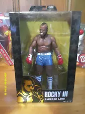 NECA Rocky III Clubber Lang 40th Anniversary Series 1 Blue Trunks NEW