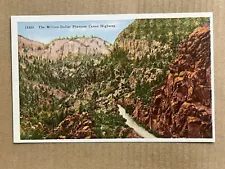 Postcard Canon City Colorado CO Scenic Phantom Canyon Highway Pikes Peak Vintage