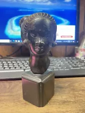 Nguyen Thanh Le Bronze Head Bust Vietnamese Asian Laotian Women Hair Up