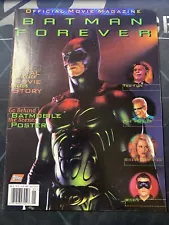 Vintage 1995 BATMAN FOREVER Topps Official Movie Magazine - NEW