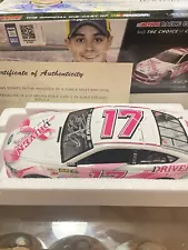 Ricky Stenhouse 2013 1/24 Ford Driven For A Cure Pink Autograph #401 Of 515 Rare