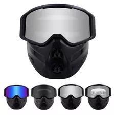 Winter Snow Sports Goggles with Modular Face Mask for Ski Snowboard Snowmobile