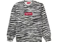 ð¥[NEW] Supreme Box Logo Crewneck (FW22) Zebra [Size Medium]ð¥