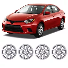 for 2014-2016 Toyota Corolla 16" Set of 4 Wheel Covers Full Rim Snap On Hubcaps