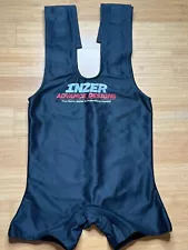 Inzer T-REX Squat Suit Size 42 Black with Adjustable Straps Weightlift Powerlift