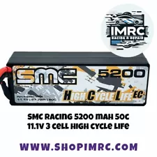 SMC Racing 3S 11.1v 5200mAh 50C Lipo w/ TRX plug HCL- Eco Battery