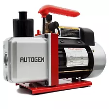 AUTOGEN 4CFM Rotary Vane HVAC Vacuum Pump 5 Pa 1/3HP AC Vacuum Pump R410a 1/4...