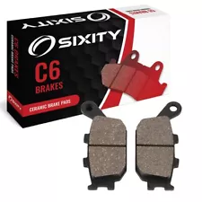 Rear Ceramic Brake Pads 2005-2009 Honda VTX1300R Set Full Kit Solid Wheel wa