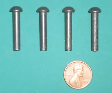 FOUR Door Hinge Pins - Vermont Castings Wood Stove, 3/16" x 1", solid steel