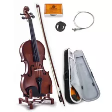 New WOODEN Student Violin VN101 1/16 Size w Case Bow Rosin String *GREAT GIFT*