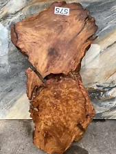 Resin Table Island Gold Burl wood Lumber Epoxy slab Live Edge 16”X9.5”X1.2”R575