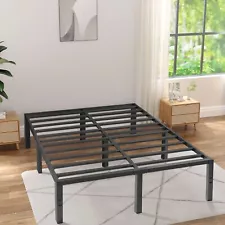 TATAGO Queen Size 3500lbs 16 Inch Metal Platform Bed Frame No Box Spring Needed