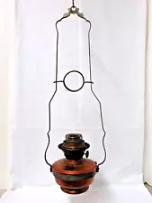 ALADDIN MODEL 12 HANGING OIL LAMP BRONZED FINISH