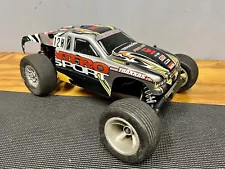 Traxxas Nitro Sport Roller with Body and Servos - For Parts Or Repair