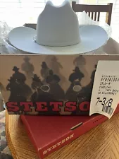 Brand New Never Worn STETSON 7-3/8 Cowboy Hat