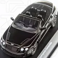 BENTLEY CONTINENTAL SUPERSPORTS CONVERTIBLE KYOSHO ORIGINAL 1:64 BLACK KS07043A6