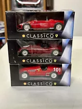 Lot of 3 Classico 1/43 Ferrari cars PRIVATE SALE FOR LUIS GONZALES