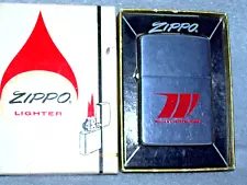 UnFired Old Vintage Zippo Lighter Williams International Logo With Flame Box