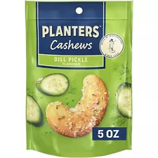 Planters Dill Pickle Flavored Roasted Cashews 5 oz